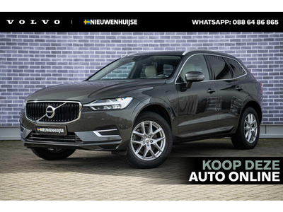 Volvo XC60 2.0 T8 Twin Engine AWD Momentum Fin. € 609 p/m Business Pack Connect Plus | Trekhaak | Leder | Stoel en Stuurverwarming | Donker Glas |