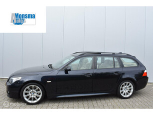 BMW 545i Touring M-Sport 2005 Carbonschwarz HUD Pano BTW-auto! Zeer mooi!