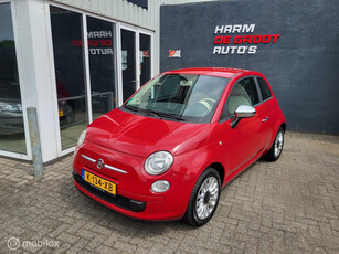 Fiat 500 1.2, Airco, Elektrische ramen, Aux, Nieuwe apk!