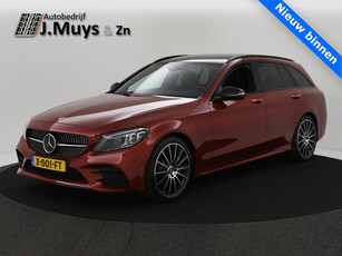 Mercedes-Benz C-klasse Estate 300 e AMG PHEV PANODAK|LUCHTVERING|LEER|360CAMERA|BURMESTER|BLIS|19INCH|NAVI|LED|MEMORYSTOELEN