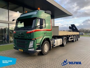 Volvo FM 370 4X2 I.C.M. HAPPY TRAILER met HIAB kraan