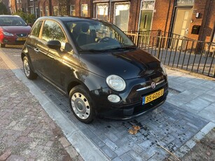 Fiat 500 1.2C 2008 Zwart - Met Nieuwe Apk, Zuinig &