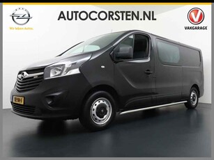 Opel Vivaro D 120PK D.C. L2H1 6pers. Dubbele Cabine Navi Trekhaak Cruise Control Parkeersensoren Airco DAB Elektr.Spiegels+Verwarmd Led