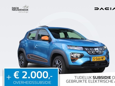 Dacia Spring Comfort Plus (Orange Pack) 4.000KM! / €2000,- SUBSIDIE / LEER / PDC / CAMERA / AIRCO / NAVI / DAB / CARPLAY / ANDROID