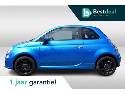 Fiat 500C 0.9 TwinAir Turbo 500S Leer/stof Navigatie