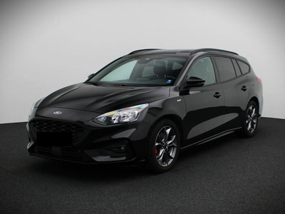 Ford FOCUS Wagon 1.0 EcoBoost ST-LINE | AUTOMAAT | CAMERA | LED | KEYLESS | APPLE CARPLAY | STOEL/STUUR VERWARMING | SIDE ASSIST | LED | PDC | CRUISE CONTROL | AUT. AIRCO | RODE ACCENTEN |