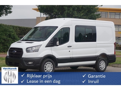 Ford Transit 350M 130PK L2H2 Dubbel Cabine Climate, Cruise