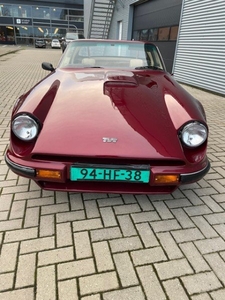 Hele mooie TVR S2 uit 1990 in burgundy red