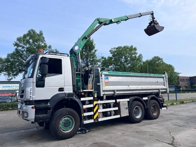 Iveco Trakker 380T41 6X6 - HMF 1643 Z2 + 2-WAY TIPPER