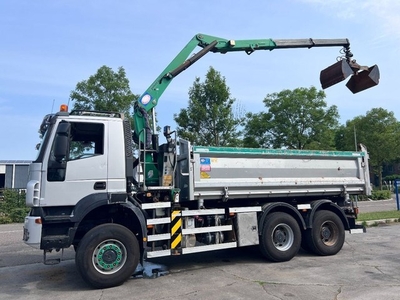 Iveco Trakker 380T41 6X6 - HMF 1643 Z2 + 2-WAY TIPPER