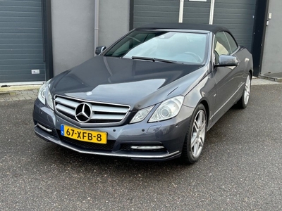 Mercedes-Benz E-klasse Cabrio, Zwart leder, Automaat