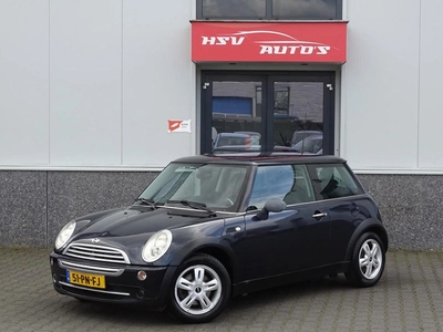 Mini Mini 1.6 One Pepper airco org NL 2004 zwart