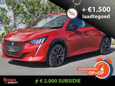 Peugeot e-208 EV GT 350 50 kWh - €2.000 milieusubsidie