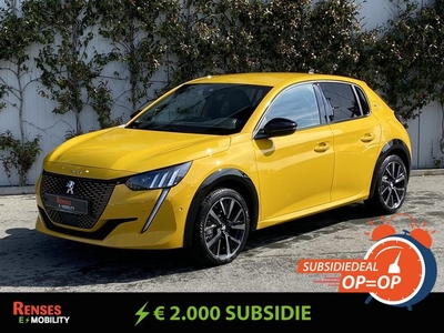 Peugeot e-208 EV GT 350 50 kWh - €2.000 milieusubsidie