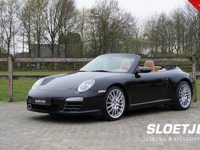 Porsche 911 Cabrio 3.6 Carrera |Motor gereviseerd |325 pk |Tiptronic S |2e eigenaar |Leder |Bose |Xenon |Verwarmde stoelen |Zwart metallic |Sportstuur |19