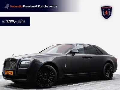 Rolls-Royce Ghost 6.6 V12 575pk Mansory Black Edition (22 inch,panodak,dvd.tv,luchtvering,pianolak)