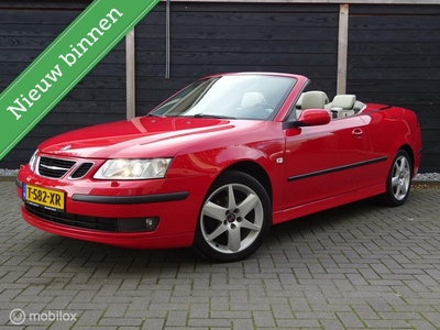 Saab 9-3 Cabrio 1.8t Vector YOUNGTIMER / vol dealer onderh. / xenon / leder / 17