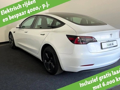 Tesla Model 3 Standard RWD / Inruil mogelijk | Panoramadak | Leder | Full operational lease vanaf € 679,- | 6.000 km GRATIS laden*