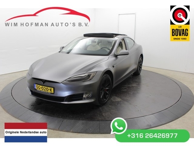 Tesla Model S 100D Long Range open dak Luchtv 417pk Winter