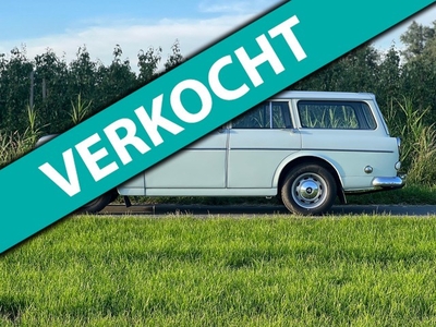 Volvo Amazon Combi 1967, IJsblauw, B20, LPG, fijne rijders