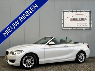 BMW 2 Serie Cabrio 220i Navigatie/Leer/Xenon/Climate.