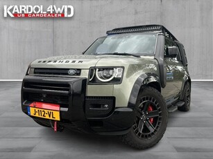 Land Rover Defender 110 3.0 P400 FIRST EDITION Rail Roof incl trapje Elec. Winch Led verstrale