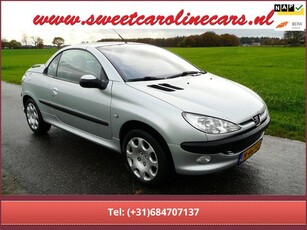 Peugeot 206 CC 1.6-16V,Airco,Rood Leder!