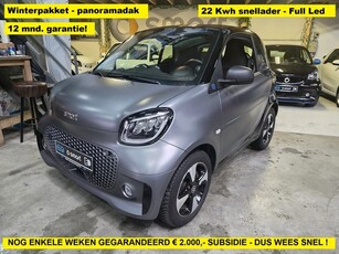 Smart Fortwo EQ 22 Kwh snellader - winterpakket - Full Led