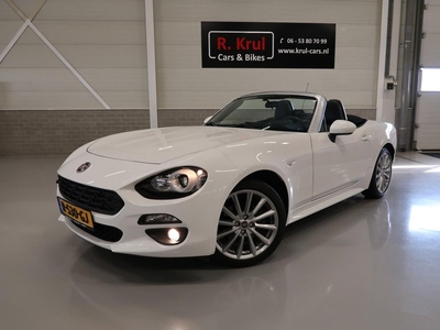 Fiat 124 Spider 1.4 MultiAir Turbo Lusso Leer Navigatie Achteruitrijcamera Keyless entry 1e Eigenares 17 inch Sportvelgen Boekjes aanwezig Nieuwstaat!