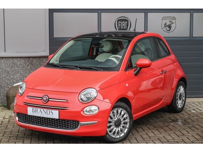 Fiat 500 1.2 Lounge Climate control Pano Koraal Garantie