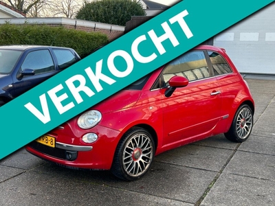 Fiat 500 1.2 Sport 2010 Automaat! Airco! Half-leer! Sportief autootje! Zuinig! Goed rijdend!