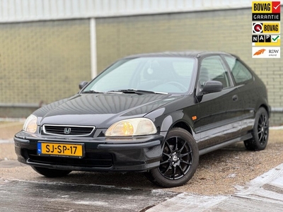 Honda Civic 1.4i SZwartSportief geluidRijdt en schakelt