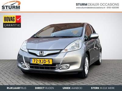 Honda Jazz 1.4 Hybrid Exclusive | Panoramadak | Cruise Control | Leder | Stoelverwarming | Climate Control | Elek. Ramen + Spiegels | Rijklaarprijs!