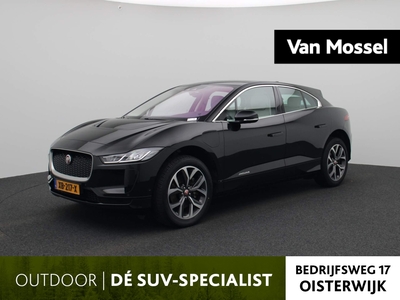 JAGUAR I-PACE EV400 SE 90 kWh | PANORAMADAK | LEDER | MERIDIAN AUDIO | NAVIGATIE | CLIMATE CONTROL | ACHTERUITRIJCAMERA | ELEKTRISCHE ACHTETRKLEP | LED KOPLAMPEN | LANE ASSIST | STUURWIEL VERWARMD |