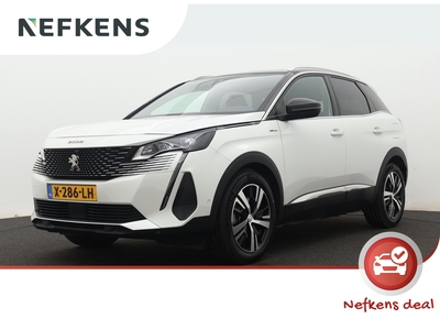 PEUGEOT 3008 SUV GT 1.6 Plug-in Hybrid 225pk Automaat | Navigatie | Achteruitrijcamera | Focal Premium HiFi | Full Led koplampen | Adaptieve Cruise Control | Stoel elektrisch+geheugen+verwarmd | Keyless | Parkeersensoren v+a | Dodehoeksensor | 18