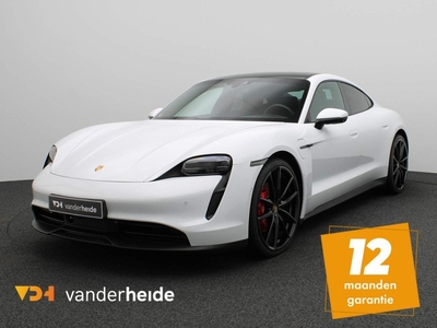 Porsche Taycan 4S 79 kWh 435PK Warmtepomp, glazen dak, vierwielbesturing, Surround View, stoelventilatie/massage, Premium winterpakket, PVTS Plus, 21'' lichtmetaal