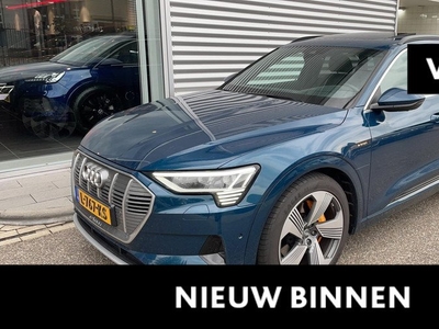 Audi e-tron e-tron 55 quattro advanced Pro Line Plus 95 kWh | Automaat | Leder | LED Matrix Navigatie | Memory seats | Lichtmetalen velgen | Panoramadak | Cruise control | Camera | Parkeersensoren | Elektrische Kofferklep |