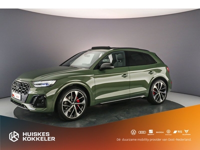 Audi Q5 S edition Competition 55 TFSI e 367pk Quattro | Pano | B&O | 360cam | Luchtvering | Matrix LED | 21 inch | Leder |