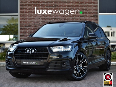 Audi Q7 3.0 TDI 272pk quattro 7p S-Line Pano Lucht Nightv 2xTV 22inch 360 LED BOSE-DAB Trekh