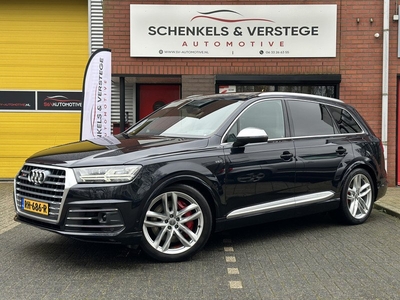 Audi SQ7 4.0 TDI SQ7 quattro Pro Line + 7p / Panoramadak / B&O 3D / Trekhaak / 3x S-Line / Alcantara / 21'Inch / Leer Dash / 360 Camera / ACC /