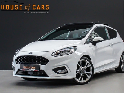 Ford Fiesta 1.0 140pk ST-Line X |half leder interieur|panoramadak|18 inch velgen|voorruitverwarming|Apple Carplay|Android Auto|