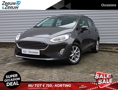 Ford Fiesta 1.0 EcoBoost Hybrid Titanium | Apple Carplay / Android Auto | Navigatie | Cruise Control | Parkeersensoren Climate Control | Parkeersensoren | Licht en Regensensor