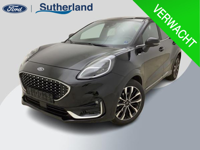 Ford Puma 1.0 EcoBoost Hybrid ST-Line Vignale 155pk | Adaptieve Cruise | Winterpack | Vol leder | Verlengde Fabrieksgarantie tot 08-2023