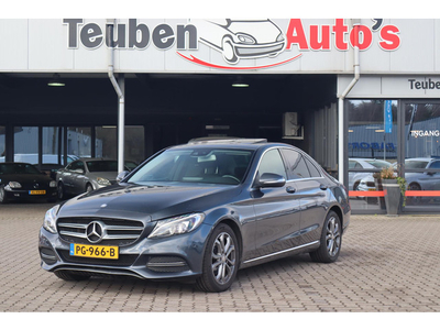 Mercedes-Benz C-klasse 200 CDI Edition 1 Schuif- kanteldak, Half lederen interieur, Stoelverwarming, Navigatie,