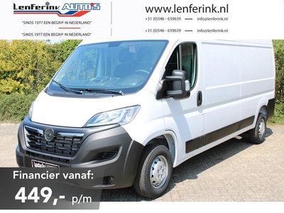 Opel Movano 2.2 TD 140 pk L3H2 Navi, Camera, PDC achter, Airco ECC, Apple Carplay, Nieuw zeer complete uitvoering