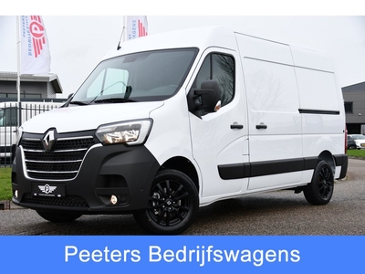 Renault Master T33 2.3 dCi 135 L2H2 Black & White Edition 2 x Schuifdeur, Camera, Cruise, Multimedia, Sensoren, Direct leverbaar, BOM VOL!