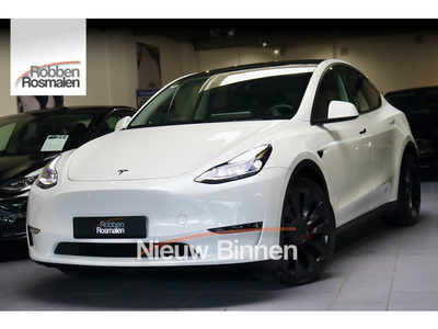 Tesla Model Y Performance AWD 534PK AMD RYZEN GEN 2 WHITE/BLACK