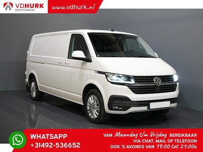 Volkswagen Transporter 2.0 TDI 150 pk DSG Aut. L2 HIGHLINE Garantie t/m 12-'25 Adapt. Cruise/ LED/ Standkachel/ LMV/ Stoelverw./ CarPlay/ Camera/ 2.5t