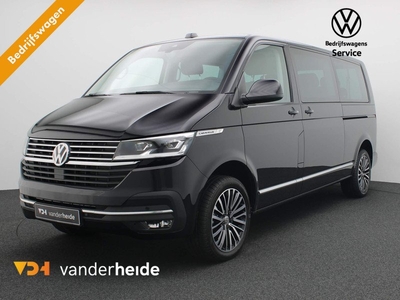 Volkswagen Transporter 2.0 TDI L2H1 Caravelle 204PK DSG (grijs kenteken) Achteruitrijcamera, 2x elek. schuifdeur, leder, winterpakket, virtual cockpit, elek. stoel, alarm, 18'' lichtmetaal