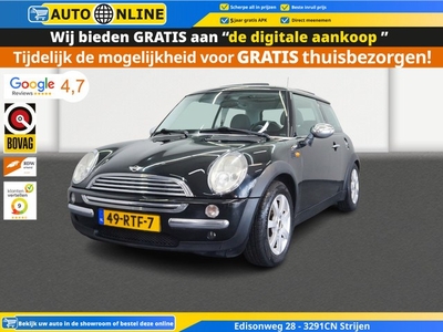 MINI Mini 1.6 One Pepper ?Airco?Stuurbekrachtiging?APK NIEUW